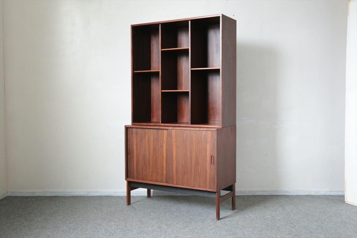 本棚（ローズウッド）/スウェーデン家具/K215-131a - 北欧アンティーク