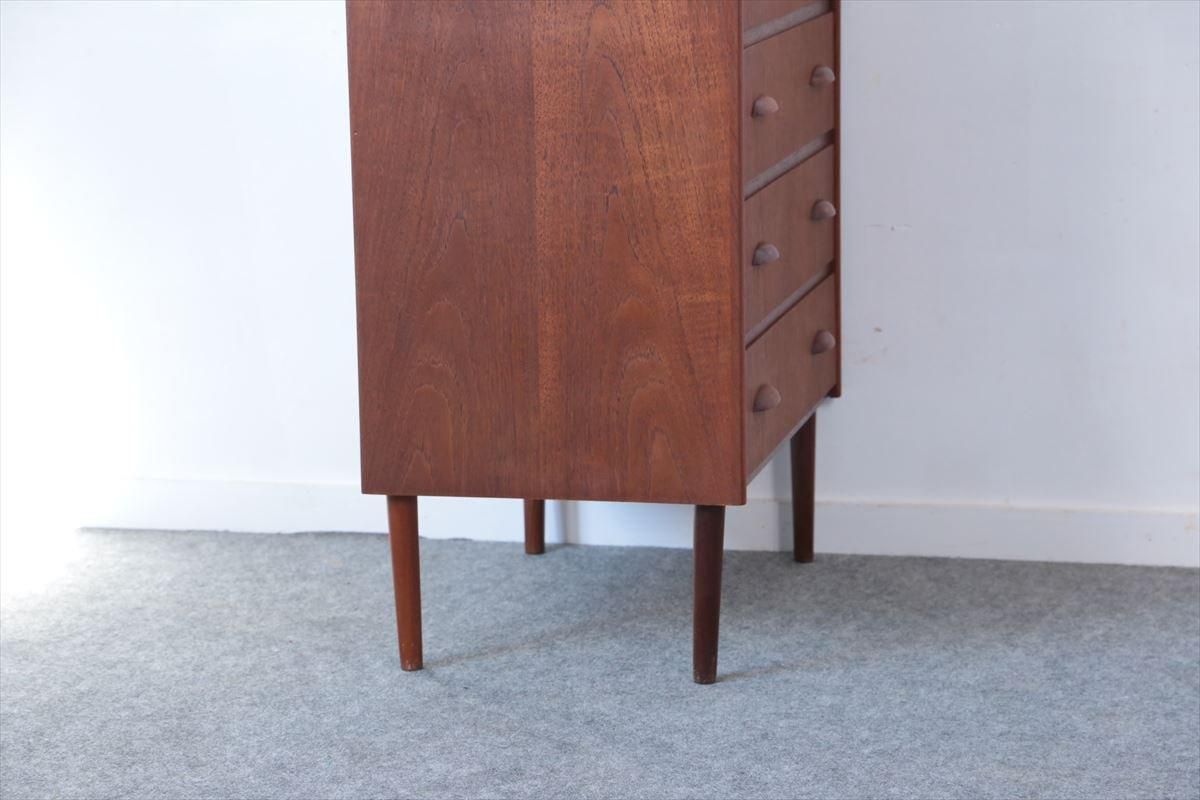 6段チェスト(チーク)/デンマーク家具/I243-21 - 北欧アンティークと