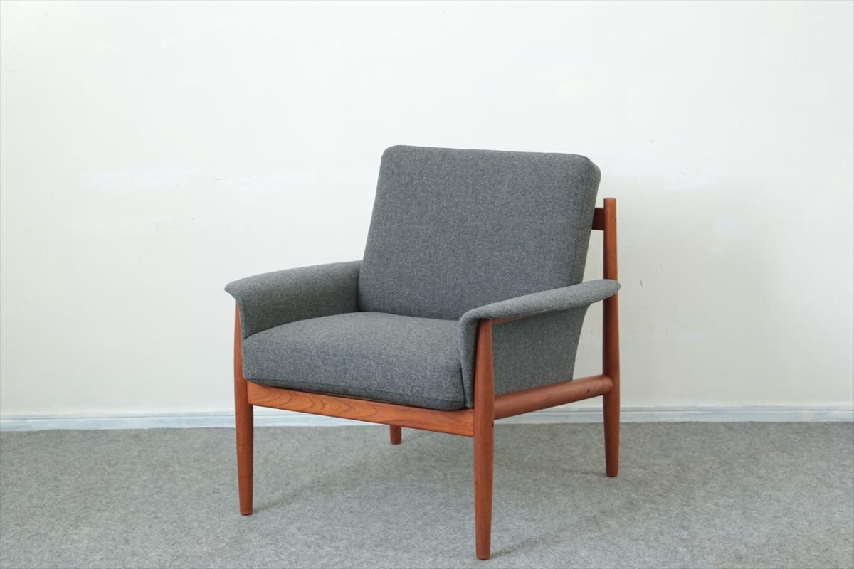 Grete Jalkグレーテ・ヤルク「model168」/ソファ(チーク・GY）/I139-43