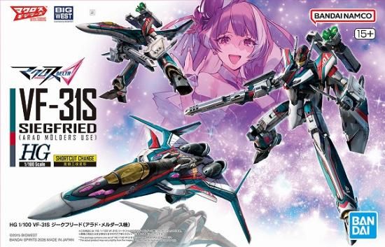 宅配便のみ】HG 1/100 VF-31S ジークフリード (アラド・メルダース機