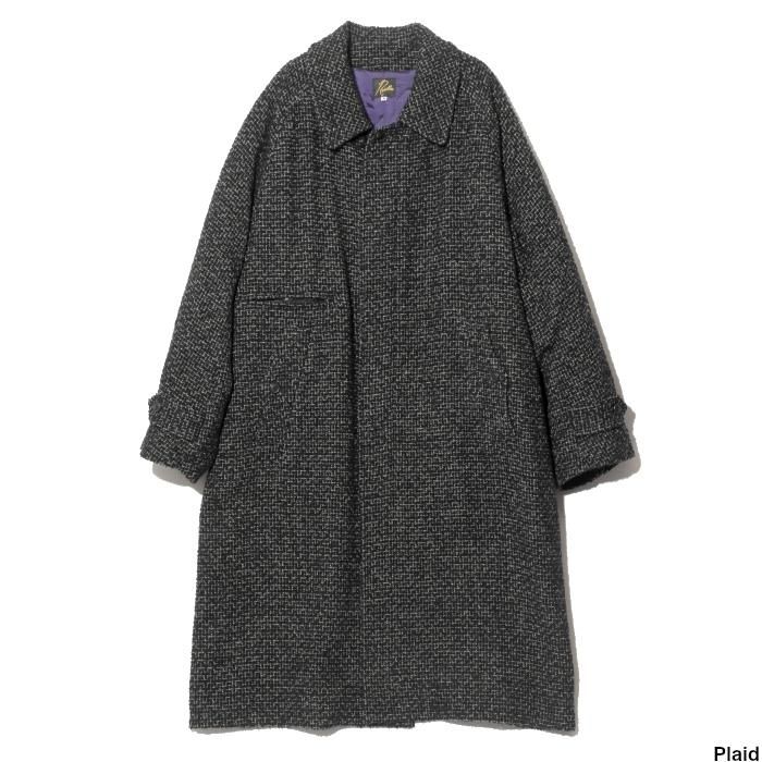 NEEDLES ニードルズ Balcollar Coat - W/PE/R/N Tweed NS083