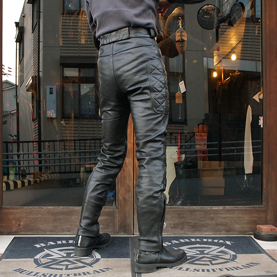 ルイスレザー ヴィンテージ レザー スリム パンツ Vintage Lewis