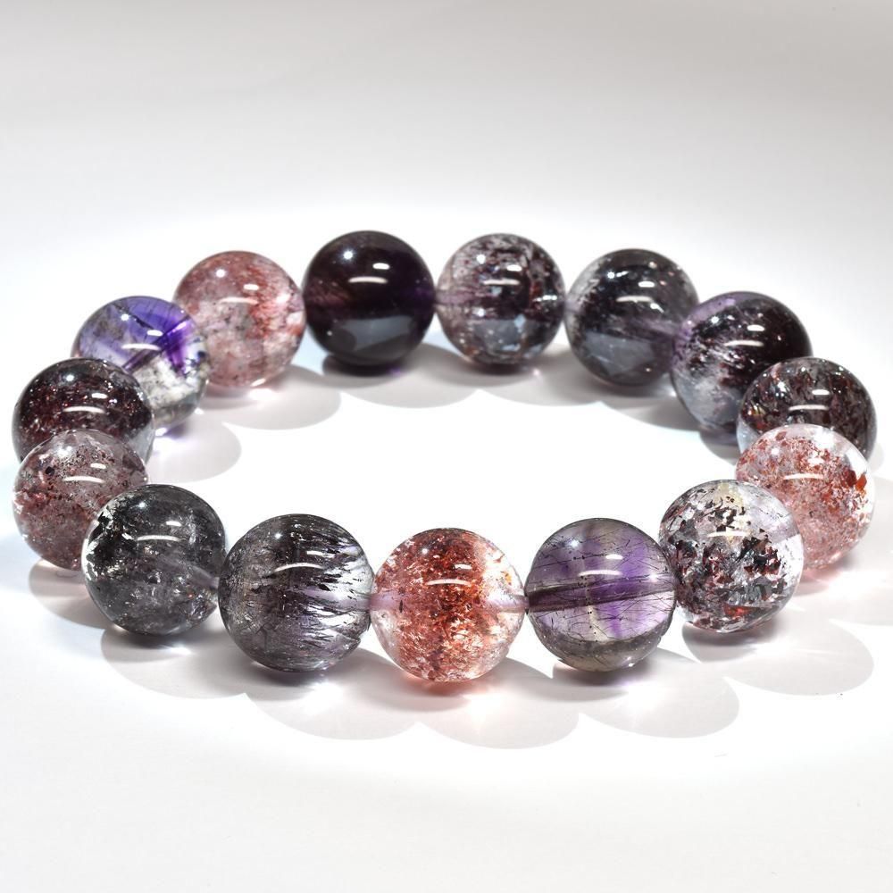 高品質] スーパーセブン ブレスレット 13.5-14.5mm #RE515