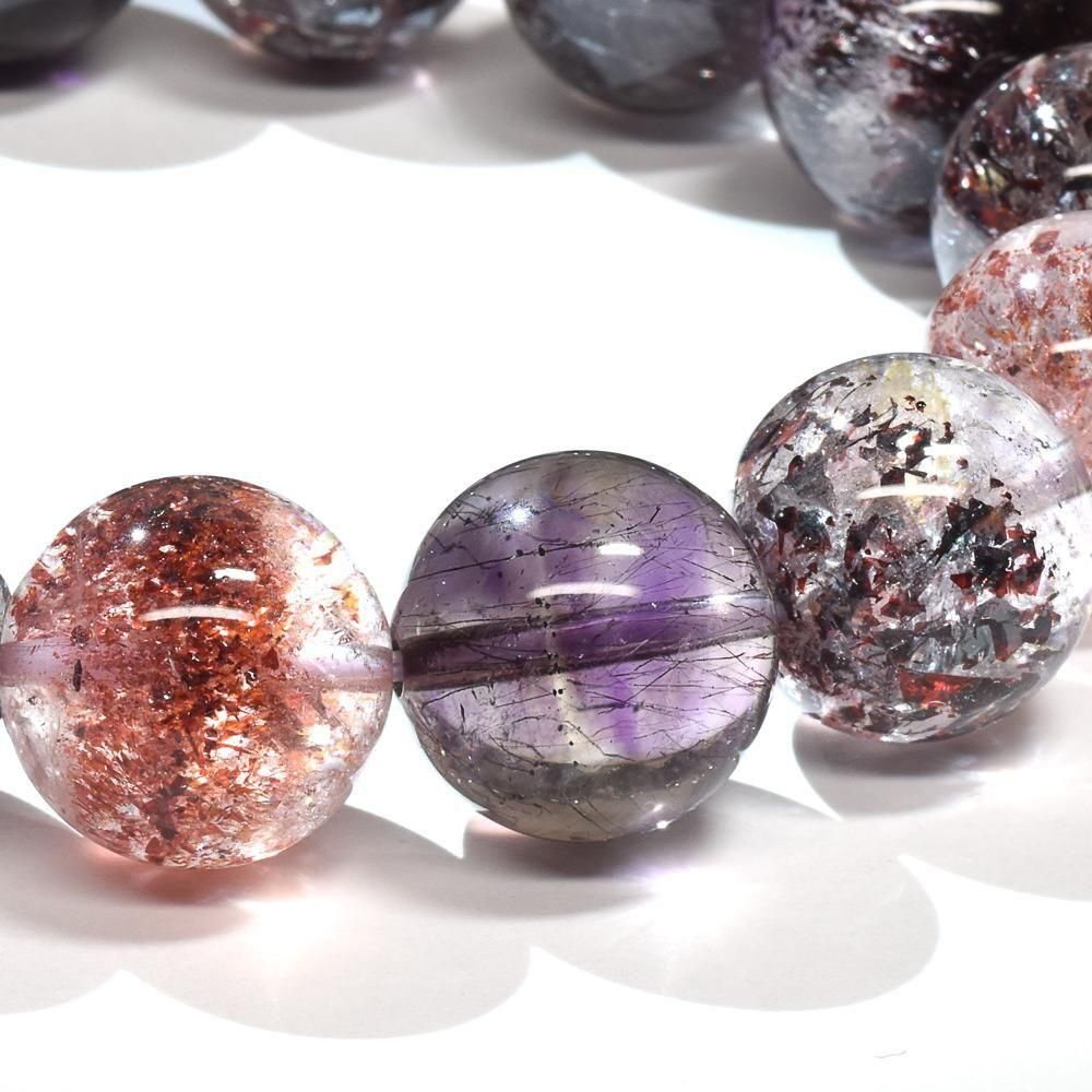 高品質] スーパーセブン ブレスレット 13.5-14.5mm #RE515