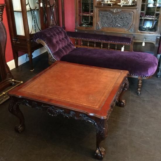 アメリカンヴィンテージ家具】クロウ＆ボール脚 コーヒーテーブル THE