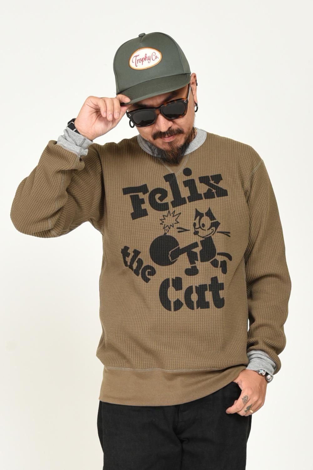 TOYS McCOY(トイズマッコイ) サーマルロングスリーブ BIG WAFFLE CREW