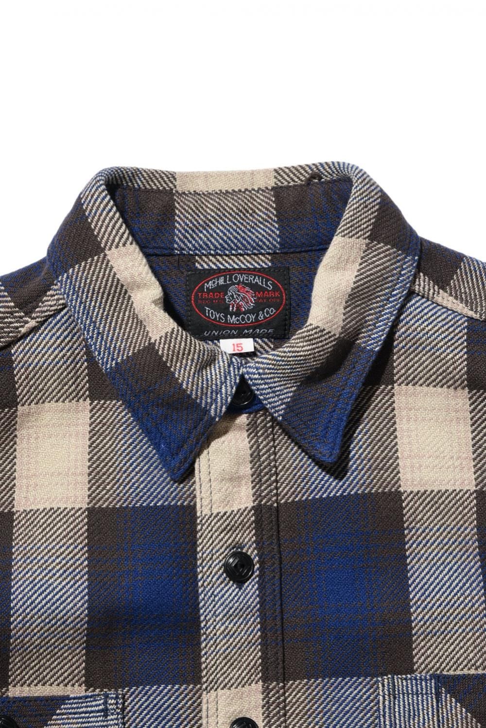 TOYS McCOY(トイズマッコイ) ネルシャツ McHILL OVERALLS COTTON