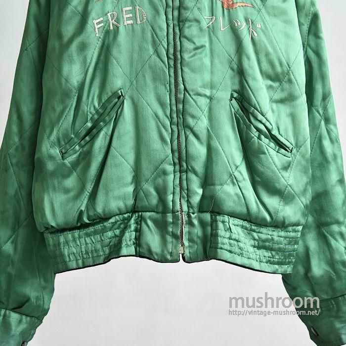 USMC SOUVENIR JACKET（ALMOST DEADSTOCK） - 古着屋 ｜ mushroom