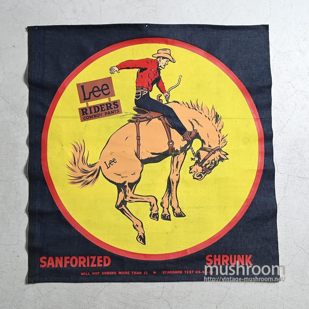 Lee RIDERS DENIM BANNER（1950'S/DEADSTOCK） - 古着屋 ｜ mushroom