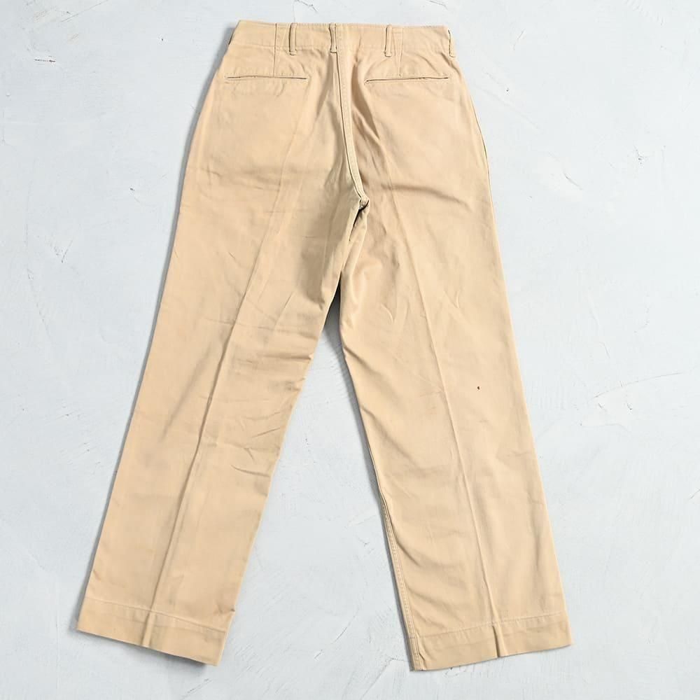 U.S.ARMY 41-KHAKI CHINO TROUSERS（METAL BUTTON/GOOD CONDITION