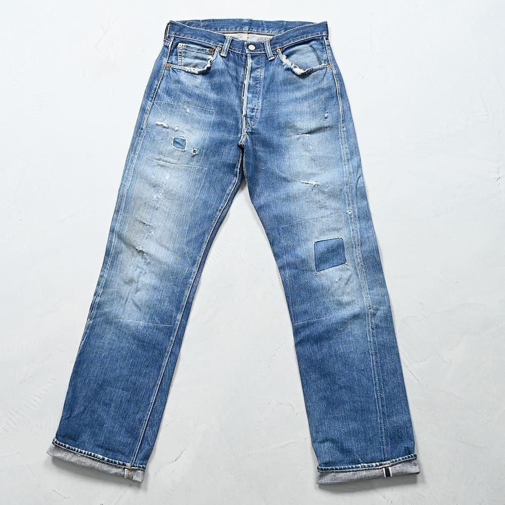LEVI'S 501XX JEANS（'47 MODEL/AMAZING REPAIR） - 古着屋