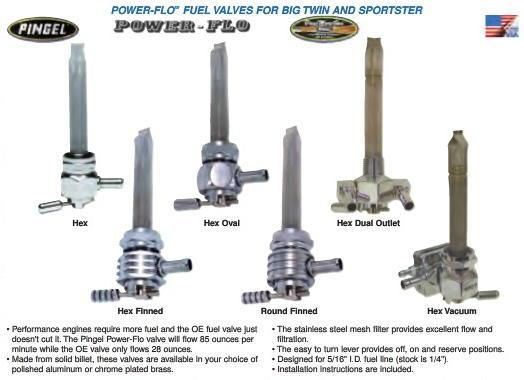 ピンゲル フューエルコック 各種 取寄せ可能 - KMFモーターサイクルズ