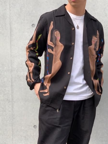 WACKO MARIA (ワコマリア) OPEN COLLAR SHIRT (オープンカラーシャツ