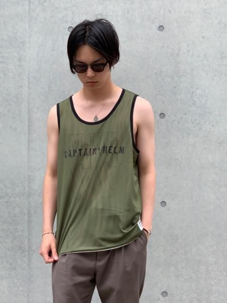 CAPTAINS HELM (キャプテンズヘルム) #REVERSIBLE MESH TANK TOP