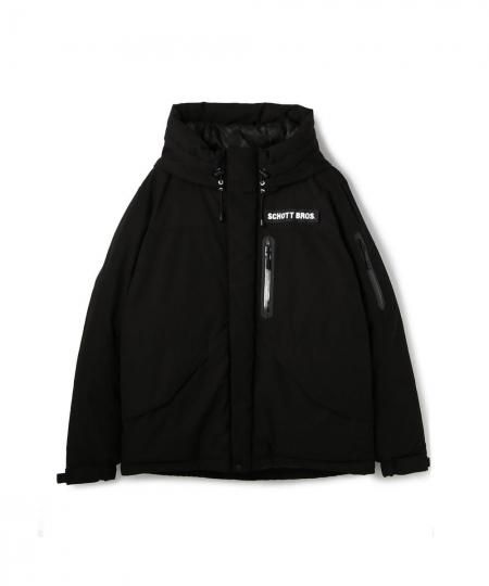 SCHOTT N.Y.C. (ショット) 2TONE DOWN PARKA (ダウンジャケット) Black