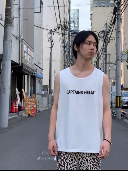 CAPTAINS HELM (キャプテンズヘルム) #TM-LOGO DOUBLE MESH TANK TOP