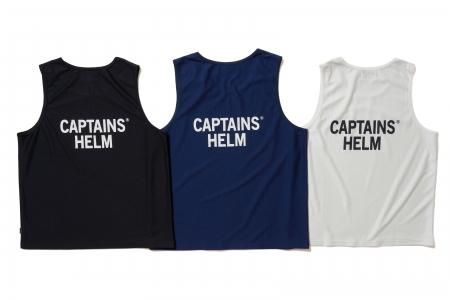 CAPTAINS HELM (キャプテンズヘルム) #TM-LOGO DOUBLE MESH TANK TOP