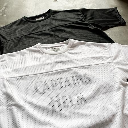 CAPTAINS HELM (キャプテンズヘルム) #DOUBLE MESH FOOTBALL TEE