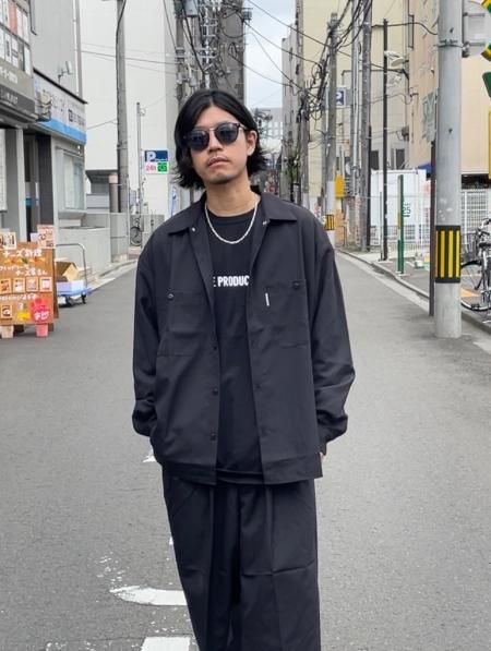 COOTIE (クーティー) T/W Work Shirt (T/Wワークシャツ) Black