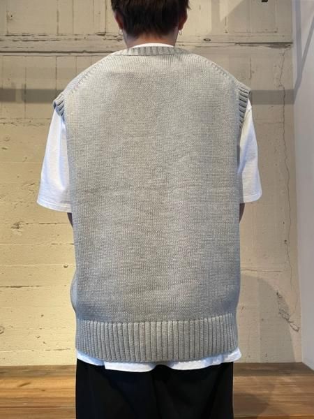 残り2点】POLO RALPH LAUREN(ポロラルフローレン) ニットベスト GRAY