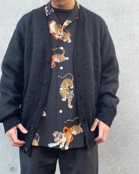 WACKO MARIA (ワコマリア) MOHAIR CARDIGAN(モヘアカーディガン) BLACK