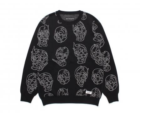 WACKO MARIA (ワコマリア) 56 TATTOO STUDIO / JACQUARD SWEATER