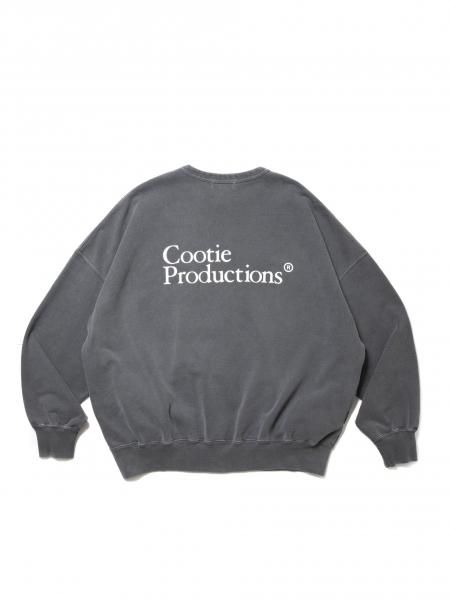 COOTIE (クーティー)Pigment Dyed Open End Yarn Sweat Crew
