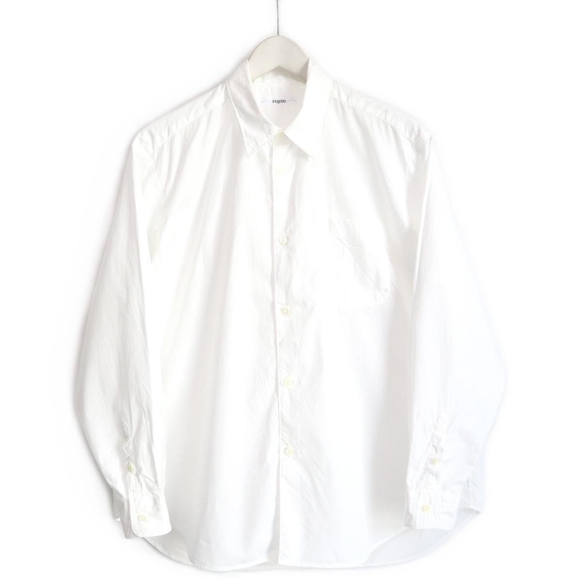 FUJITO（フジト）ビッグシルエットシャツ（ホワイト） - 5minutes