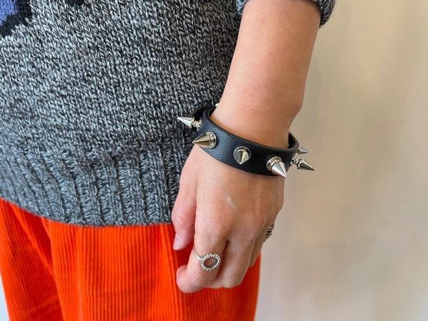 UNDERCOVER PRE スパイクスタッズレザーブレス 25SS | 奈良市にある