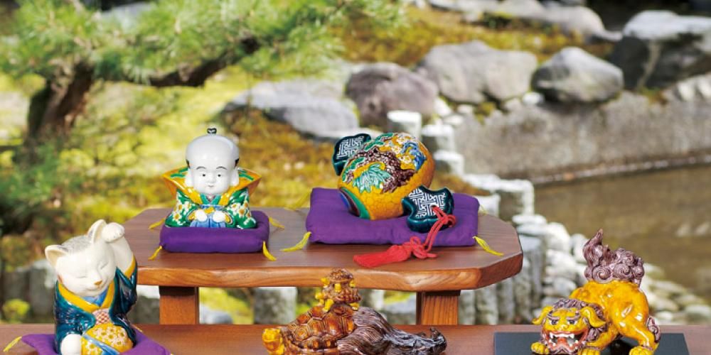 九谷焼 宝船・小槌・高砂 置物・縁起物 - 九谷焼通販 陶らいふ-和食器