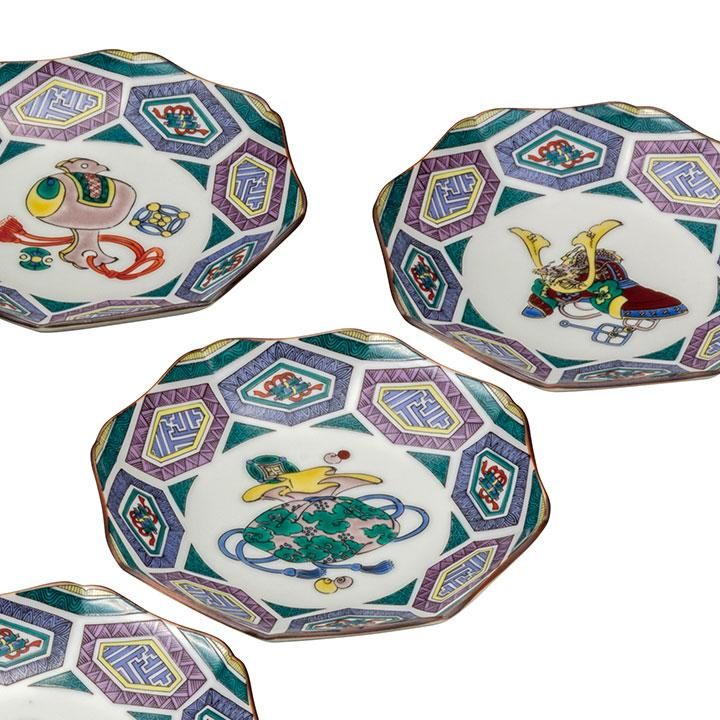 4.2号皿揃 宝尽くし