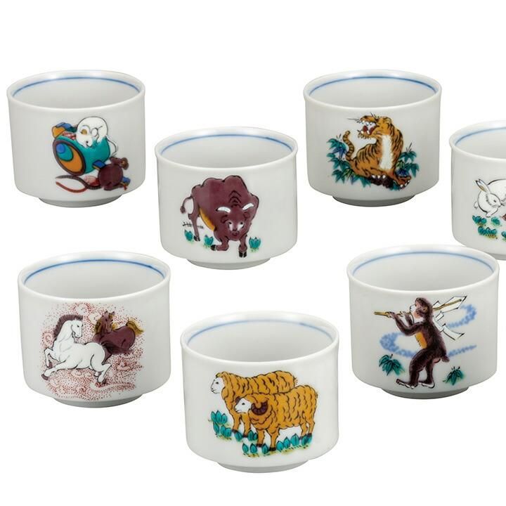 九谷焼十二支盃 隆作 九谷焼十二支盃 隆作 九谷焼干支盃」の人気商品