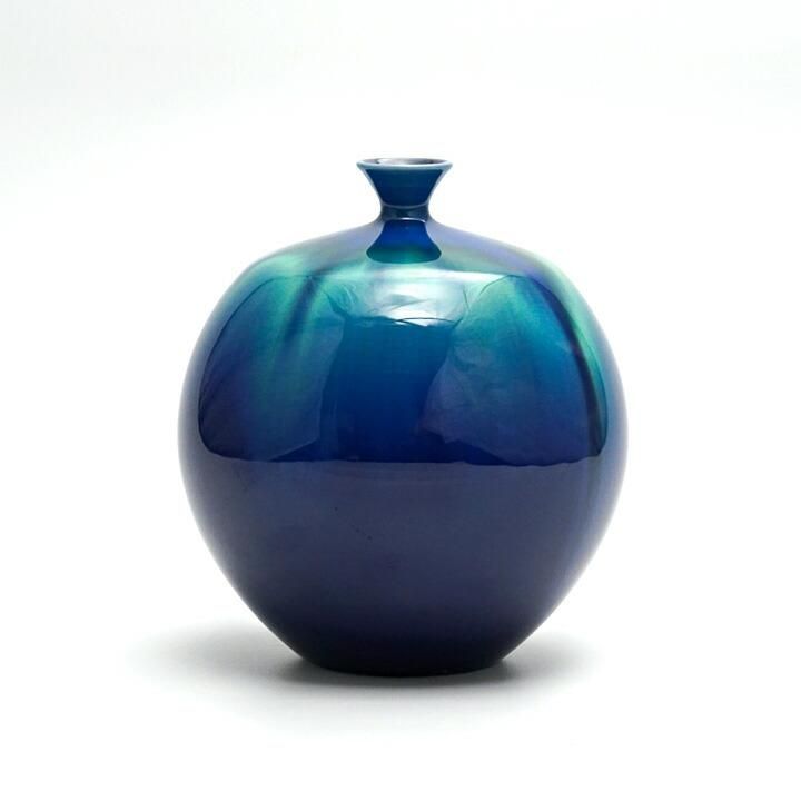 7号花瓶 耀彩 | 三代徳田八十吉 - 九谷焼専門店の陶らいふ