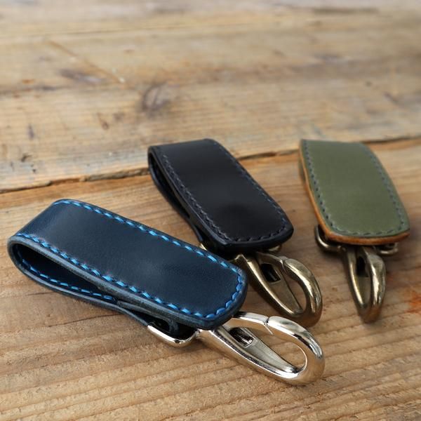 ベルトループキーホルダー KH01 [栃木レザー使用] - 革工房OHANA