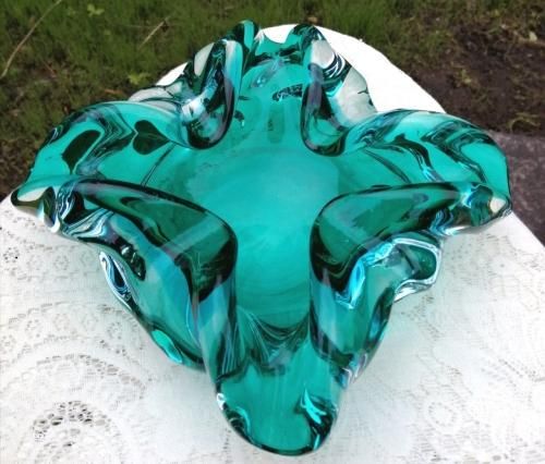 イタリア・ムラーノグラス ベネチアングラス アッシュトレイ - 鎌倉