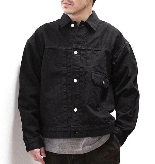 1ST TYPE BLACK DENIM JACKET（ファーストタイプブラックデニム
