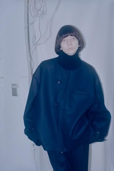 stein（シュタイン）2021AW 21AW NO COLLAR MELTON JACKET ノーカラー