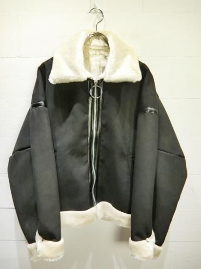 NEON SIGN B-6 Jacket Black×Off White - Laid back(レイドバック