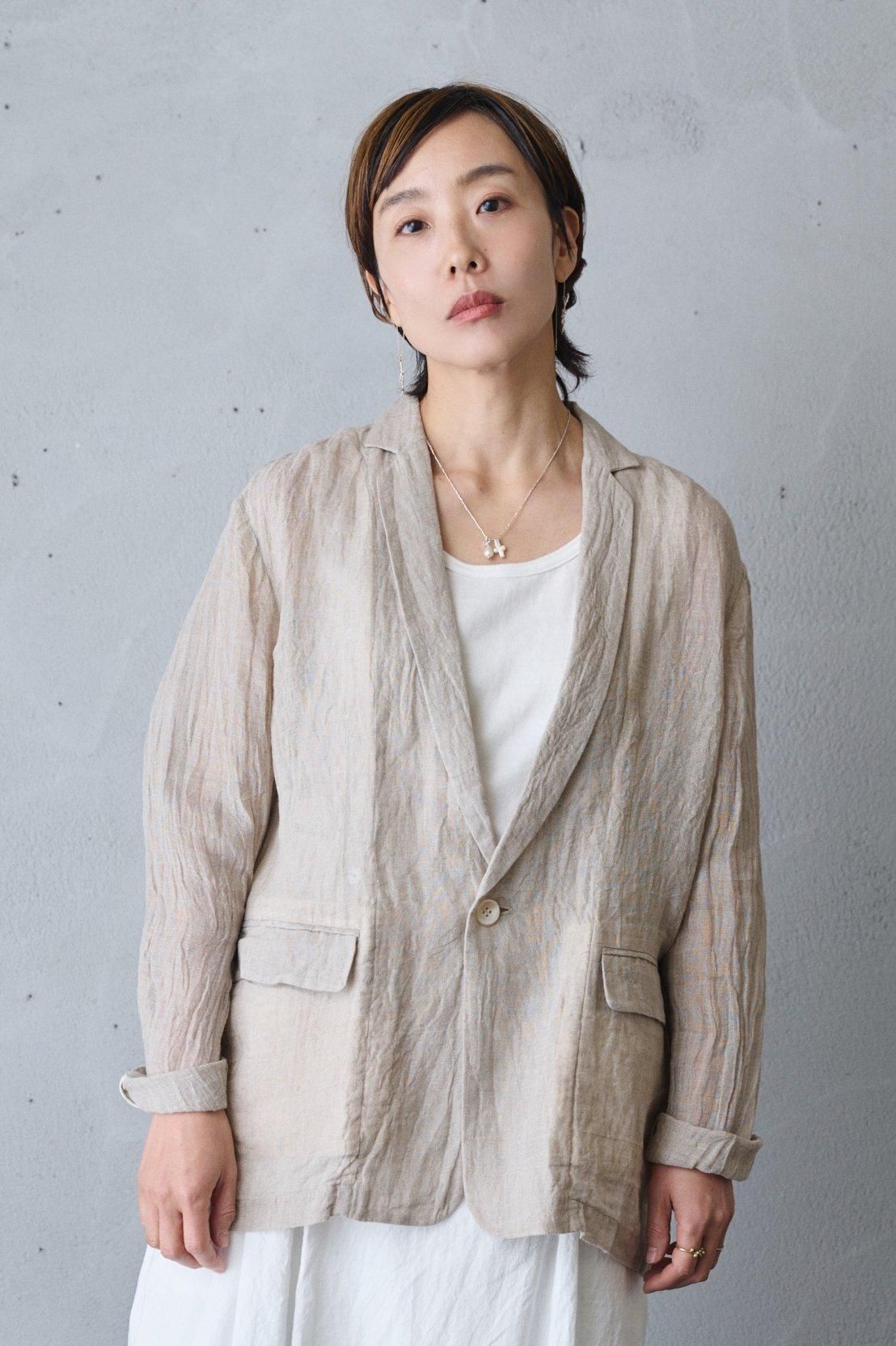 suzuki takayuki gauze jacket（S231-28） - poooL (online shop)