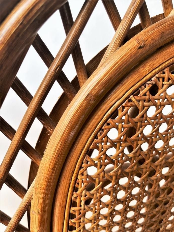 ヴィンテージ ラタン パーテーション - アンティーク、ビンテージの