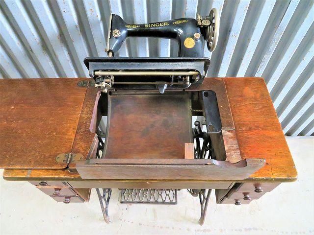 SINGER社 アンティーク ミシン台 - アンティーク、ビンテージの