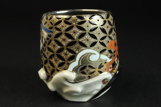 植葉香澄 「 鳳凰七宝波ぐいのみ 」 酒器 - レトロ ＆アート空間 「 古