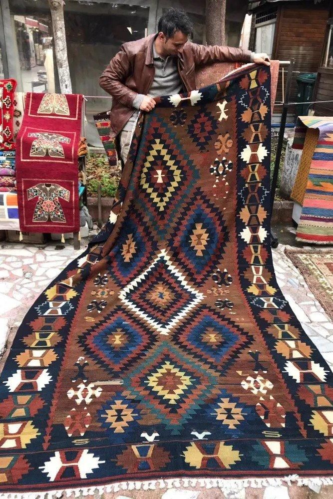 オールドキリム/トルコキリム・マラティヤ/約290×163cm - 手織り絨毯