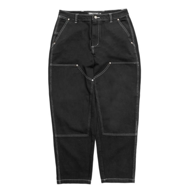 GX1000 DOUBLE KNEE PANT / BLACK (ジーエックスセン ダブルニーパンツ