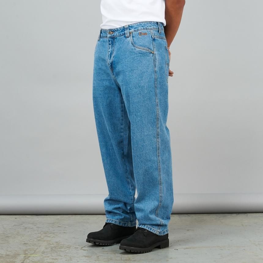 Dime RELAXED DENIM PANTS / BLUE WASHED (ダイム デニムパンツ