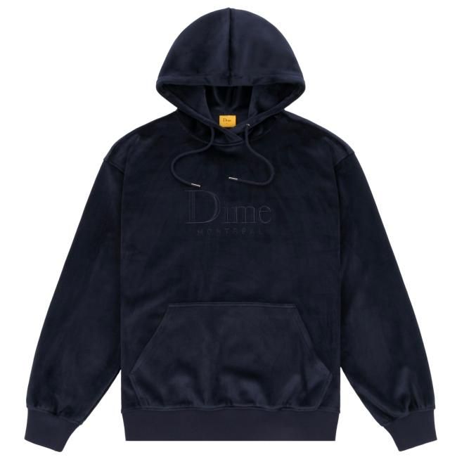 Dime CLASSIC VELOUR HOODIE / NAVY (ダイム パーカー / スウェット
