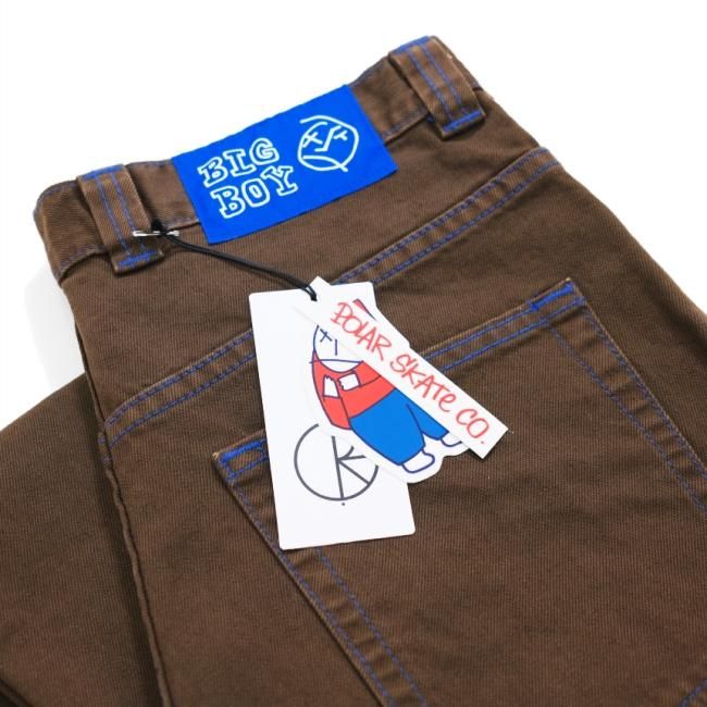 POLAR BIG BOY JEANS / BROWN / BLUE (ポーラー ビッグボーイ/デニム