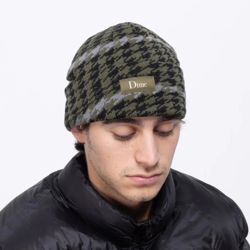 Dime Wavetooth Cuff Beanie / Army Green (ダイム ニットキャップ