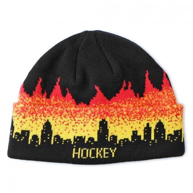 HOCKEY LIGHTS OUT BEANIE / BLACK (ホッキー ビーニー) - HORRIBLE'S