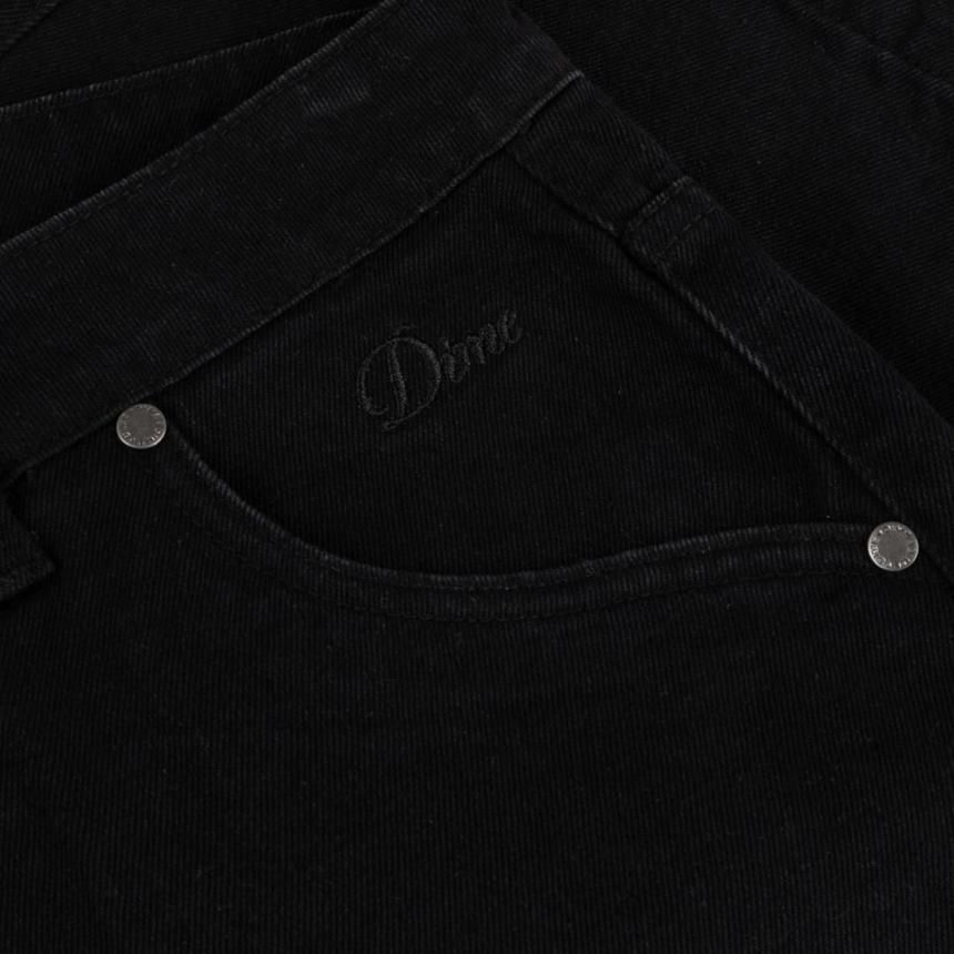 Dime Classic Baggy Denim Pants / Black Washed (ダイム デニムパンツ